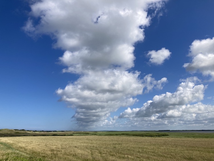 Typisches Wetter in Mitteljütland - hier bei Ulfborg an der L 181