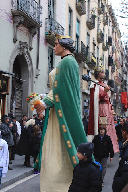 Gigantes im Karneval von Barcelona, 2010